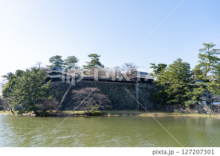島根県　国宝松江城の風景 127207301