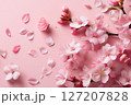 桜の背景素材 桜の背景素材 127207828