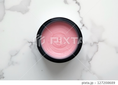 Pink Lip Balm in a Black Jar. 127208689