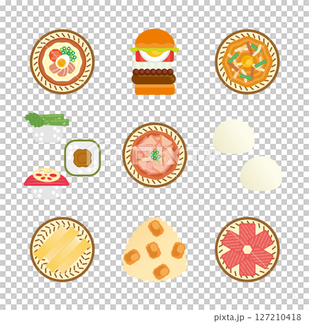 Oita gourmet illustration set Oita gourmet illustration set 127210418