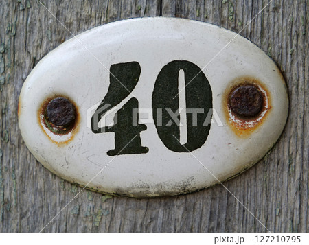 House number forty 127210795