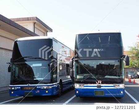 JR東海バス 新旧2階建てハイウェイバス JR東海バス 新旧2階建てハイウェイバス 127211201