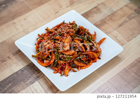 Korean food. Octopus with Vinegar Dressing Korean food. Octopus with Vinegar Dressing 127211954