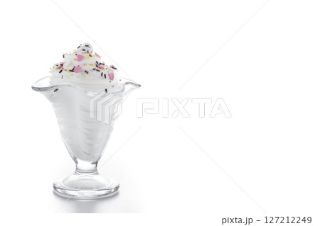Whipped Cream Delight with Sprinkles 127212249