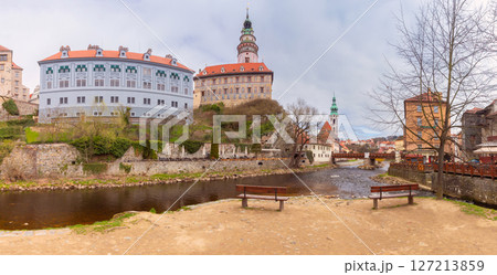 Cesky Krumlov old town in Czech Republic Cesky Krumlov old town in Czech Republic 127213859