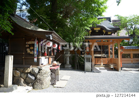 菅原院天満宮神社　境内　京都市上京区堀松町 127214144
