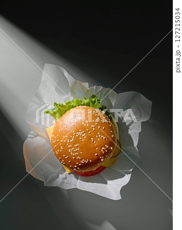fresh tasty burger 127215034