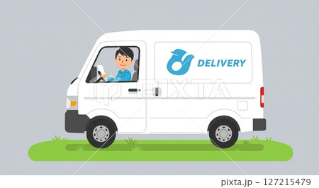 環境にも優しい!地域を支えるグリーンな配送バン 環境にも優しい!地域を支えるグリーンな配送バン 127215479