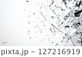 粉々のガラスのテクスチャ 127216919