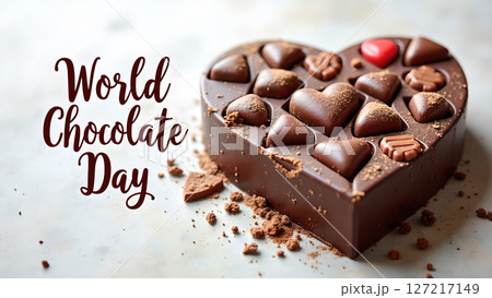 Celebrate World Chocolate Day with a Heart-Shaped Assortment of Decadent Chocolates Celebrate World Chocolate Day with a Heart-Shaped Assortment of Decadent Chocolates 127217149