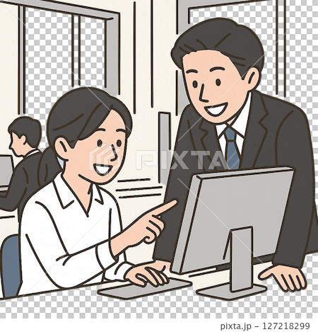 在會議室開會的商人 127218299