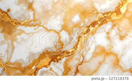 Gold marble texture background pattern with high resolution. Can be used for interior decoration 127218378