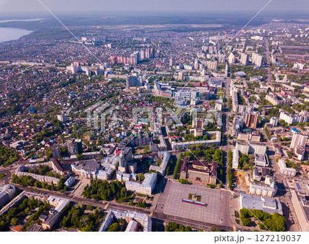 Panoramic view of Voronezh city center 127219037