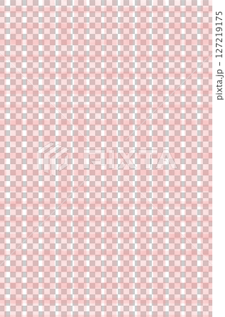 Checkered pattern background illustration material, watercolor style, pink peach color, simple wallpaper 127219175
