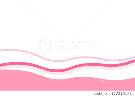 ウェーブライン曲線イラスト背景素材 ピンク色 白バック ベクターpng コピースペース ウェーブライン曲線イラスト背景素材 ピンク色 白バック ベクターpng コピースペース 127219178