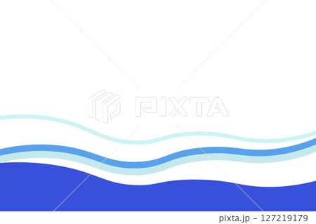 ウェーブライン曲線イラスト背景素材 シンプル青色 抽象的 ベクターpng 白バック コピースペース ウェーブライン曲線イラスト背景素材 シンプル青色 抽象的 ベクターpng 白バック コピースペース 127219179
