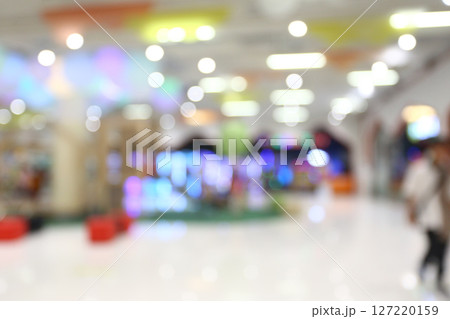 Abstract blur interior background or defocused shopping mall of department store. 127220159