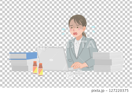 繁忙的商界女強人 127220375