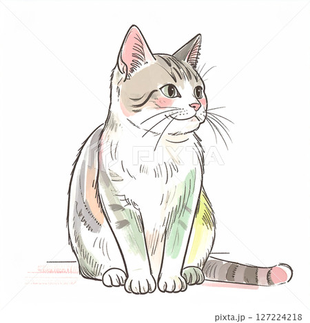 猫のイラスト素材 猫のイラスト素材 127224218