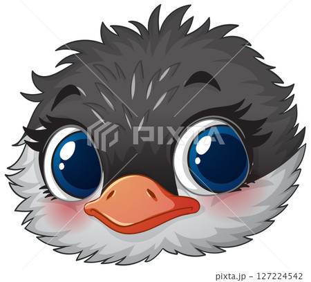 Adorable Baby Bird Illustration Adorable Baby Bird Illustration 127224542