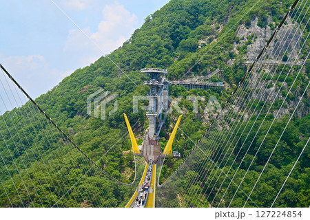 【韓国/江原道/原州】小金山グランドバレー・スカイタワーと吊り橋 127224854