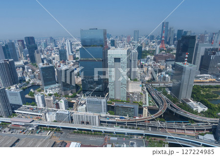 新緑輝く東京都市風景 127224985