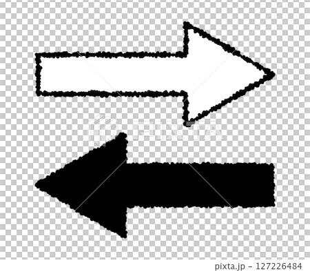 Hand-drawn style arrow icon Hand-drawn style arrow icon 127226484