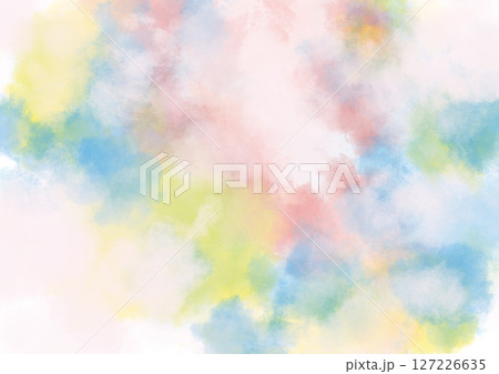 抽象的　水彩和紙パターン　背景　素材 127226635