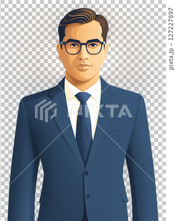 Legal Consultant A middle-aged Hispanic man, 40-45 years old, with short brown hair, wearing a formal suit and advising clients 127227897