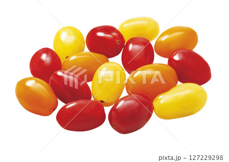 ミックスプラムトマト_07（切抜きパス付き） 127229298