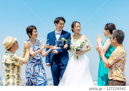 リゾート婚 家族婚 リゾート婚 家族婚 127229342