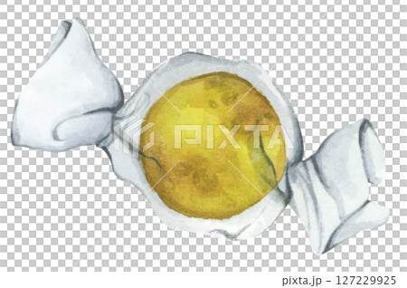 Watercolor Cute Halloween Wrapped Candy. Confectionery for Holiday Packaging and Party Decor. Trick or Treat Candy Illustration. Watercolor Cute Halloween Wrapped Candy. Confectionery for Holiday Packaging and Party Decor. Trick or Treat Candy Illustration. 127229925