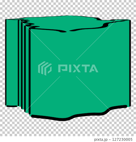 手書き_アゼルバイジャン_シャルル_ベクター素材_アイソメトリックイラスト 127230005