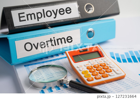 Salary, Employee. Binder data finance report business with graph analysis in office. Salary, Employee. Binder data finance report business with graph analysis in office. 127231664