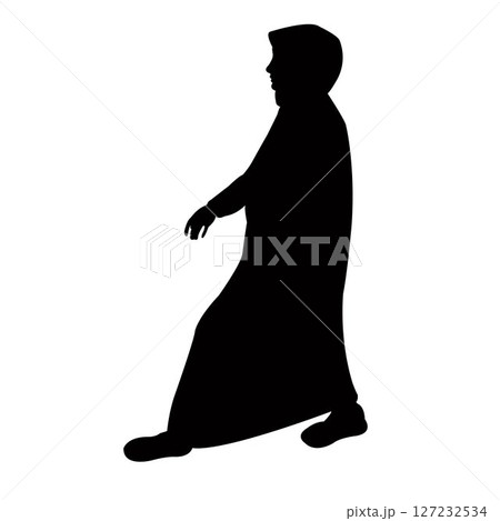 a woman body silhouette vector 127232534