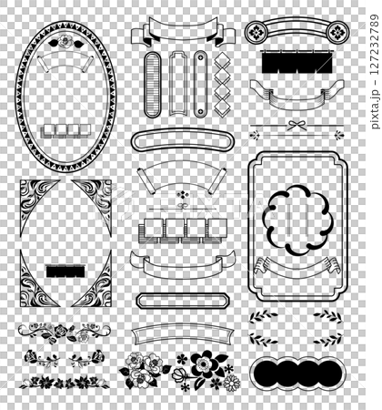 日式相框相框組 127232789