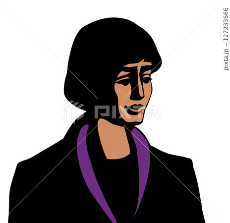Vector drawing. Young guy servant page Vector drawing. Young guy servant page 127233666