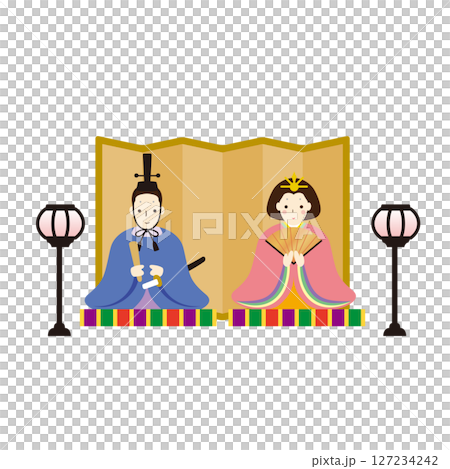 ひな祭り　イラスト 127234242