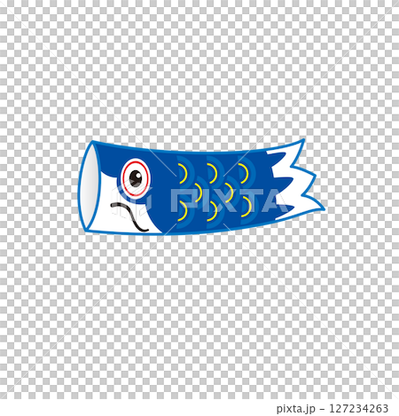 兒童節鯉魚旗插畫 兒童節鯉魚旗插畫 127234263