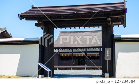 えさし藤原の郷　清衡館　南門　岩手県 127234384