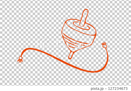 シンプルなコマのイラスト シンプルなコマのイラスト 127234673
