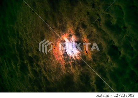 満月と夜雲 満月と夜雲 127235002