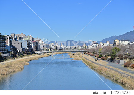 京都　鴨川（賀茂川）2024年1月 127235789