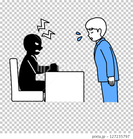 ハラスメントイラスト 127235797