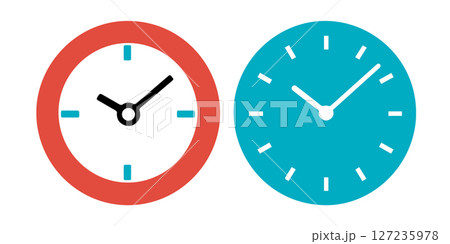 Two Clocks Time Management Image Two Clocks Time Management Image 127235978