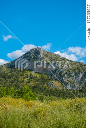 Cuevas Altas peak in Sierra del Camorro mountain, Spain 127235997
