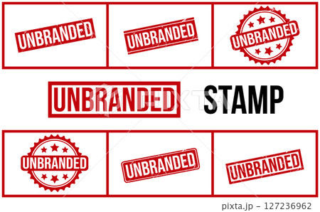 Unbranded Rubber Stamp Set Vector 127236962