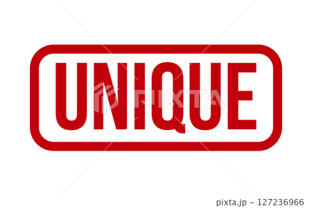 Red Unique Rubber Stamp Seal Vector 127236966