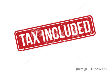 Tax Included Rubber Stamp Seal Vector Tax Included Rubber Stamp Seal Vector 127237159