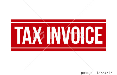 Tax Invoice Rubber Stamp Seal Vector Tax Invoice Rubber Stamp Seal Vector 127237171